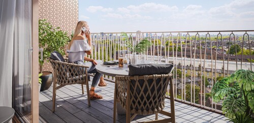 st william kings road park interiors balcony 2